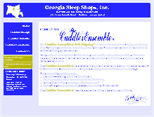 Tablet Screenshot of gasleepshop.com